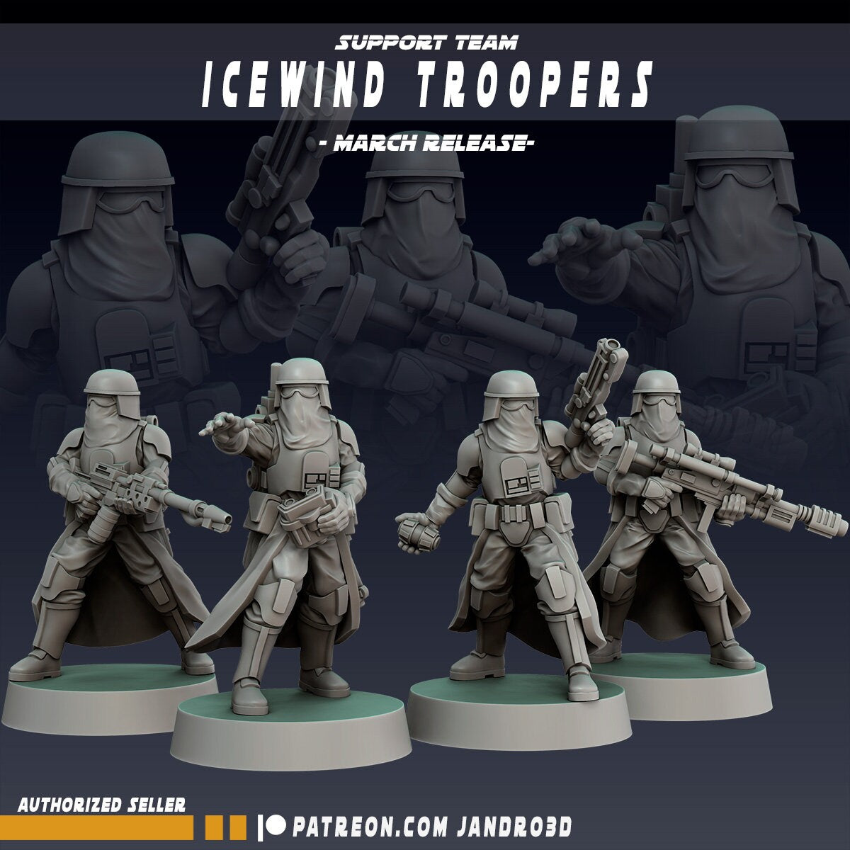 Support Team - Icewind Troopers - Set of 4