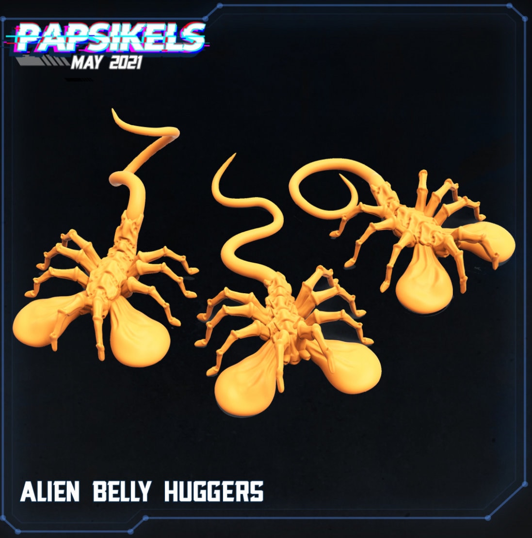 Alien Belly Hugger - Set of 3