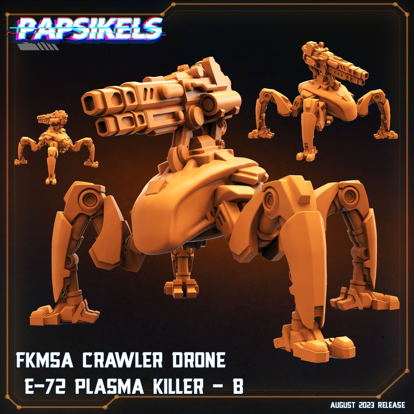 FKMSA Crawler Drone E-72 Plasma Killer - B