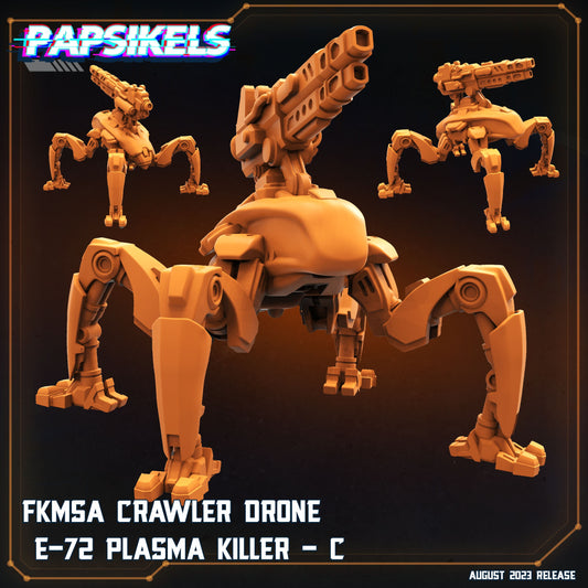 FKMSA Crawler Drone E-72 Plasma Killer - C