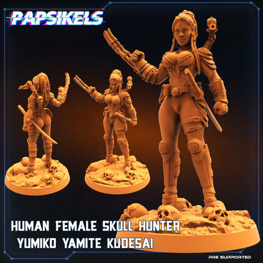 Human Female Skull Hunter Yumiko Yamite Kudesai