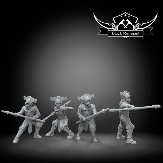 Neo Crusader Royal Guards - Set of 4