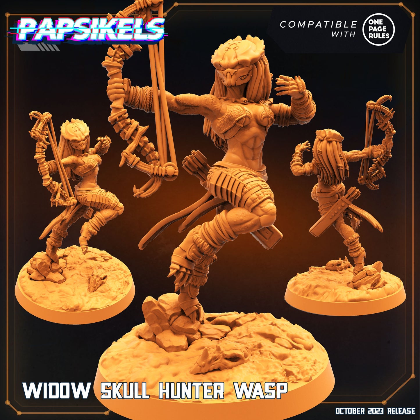 Widow Skull Hunter Wasp