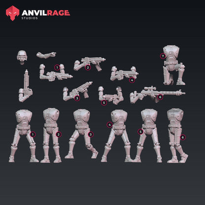 Assassination Droids - Set of 7 | Anvilrage