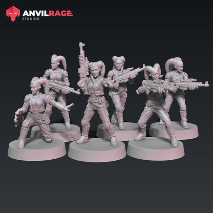 Freedom Fighters - Female - Set of 6 | Anvilrage