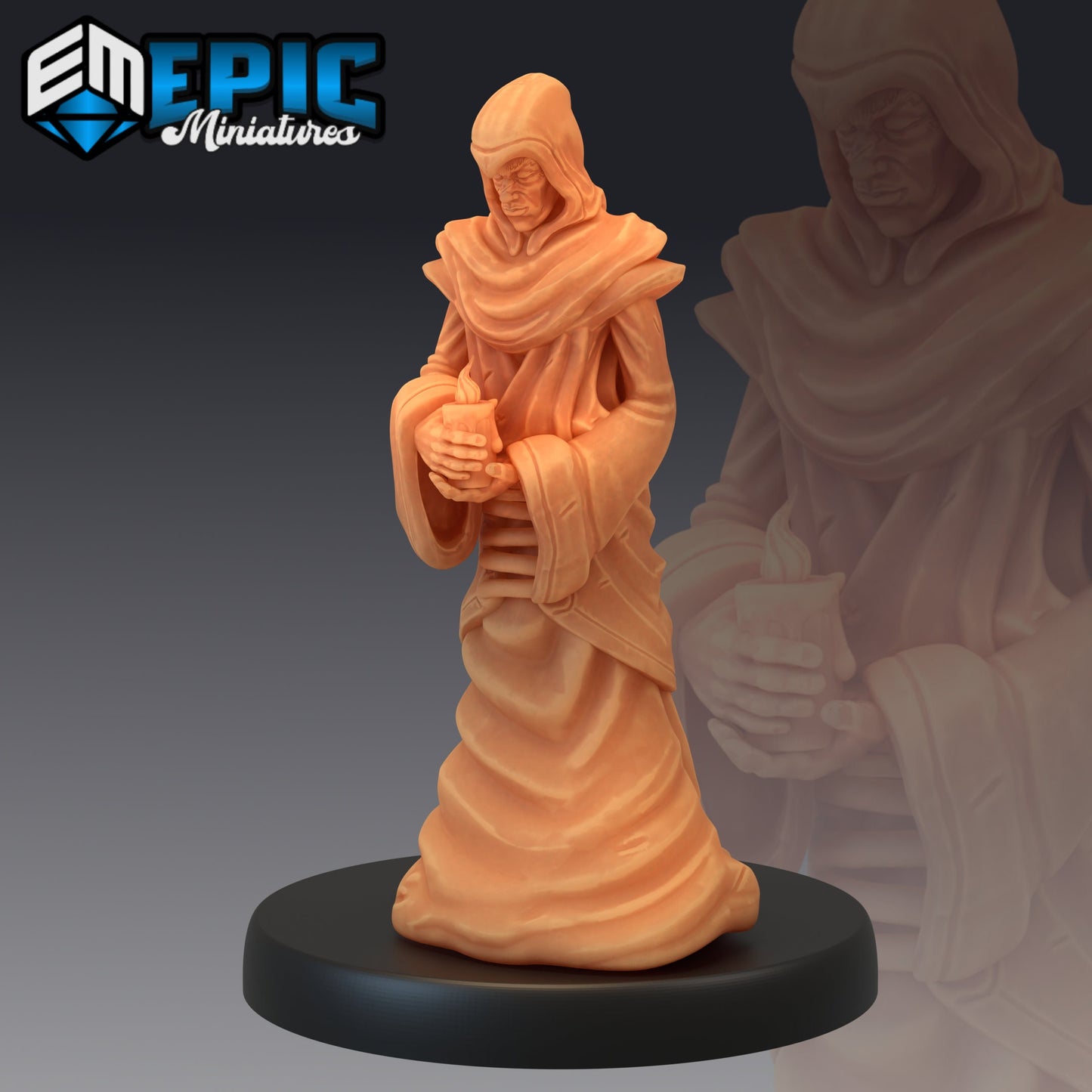 Yellow Cultist Praying