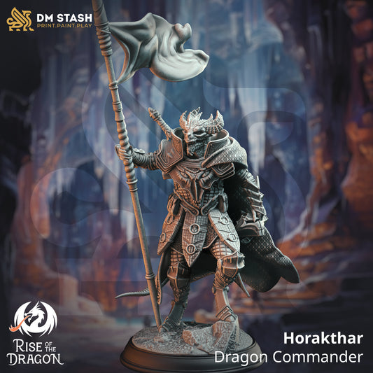 Horakthar Dragon Commander - Victory Stance