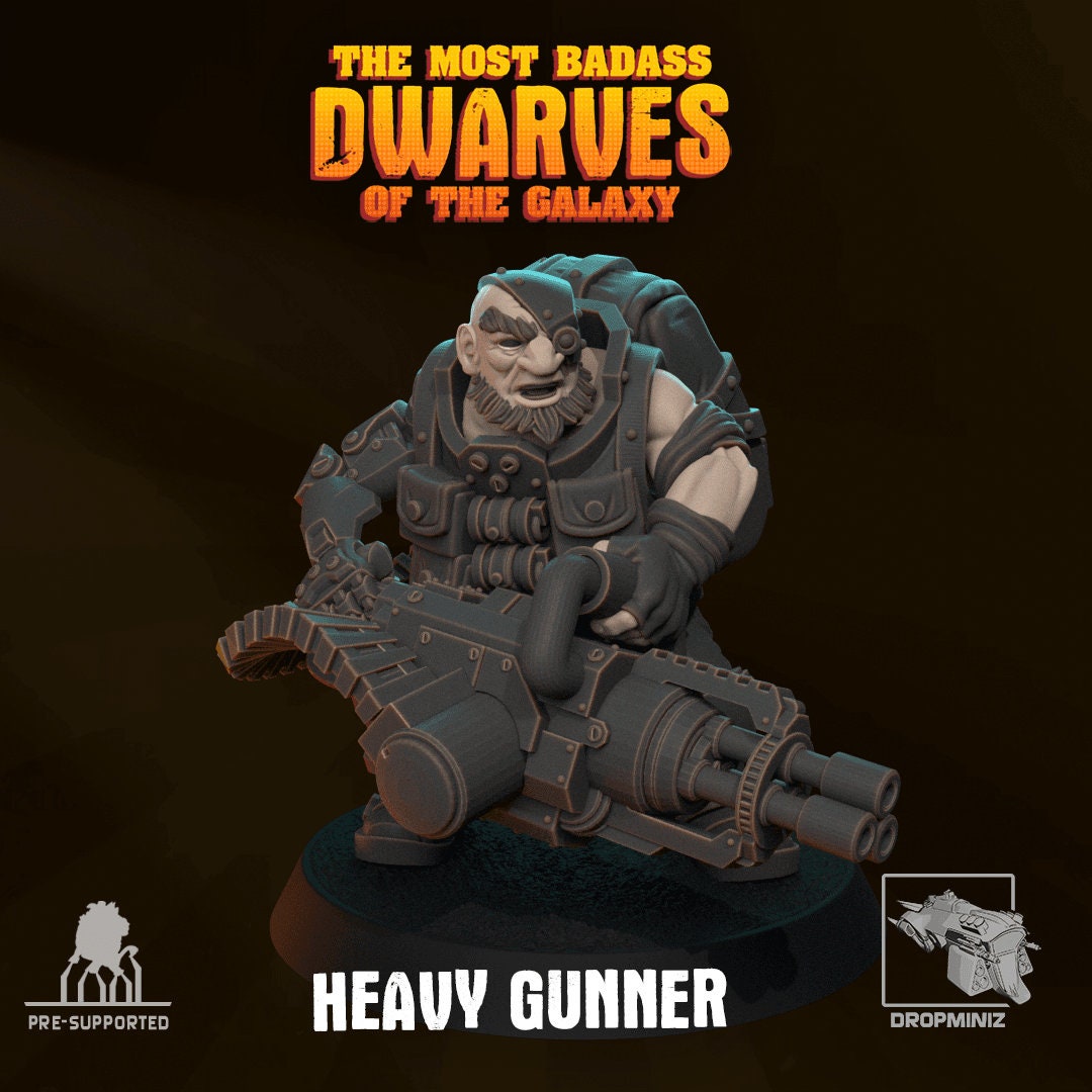 Bad Azz Dwarves of the Galaxy - Heavy Gunner